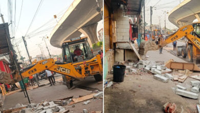 GHMC Cracks Down on Footpath Encroachments from Attapur to Shivaram Pally in Ranga Reddy District