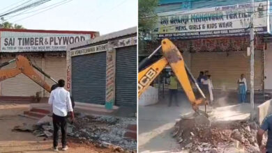 GHMC Removes Illegal Constructions in Badangpet Circle from Balapur to Nadergul Under 99-Day Plan