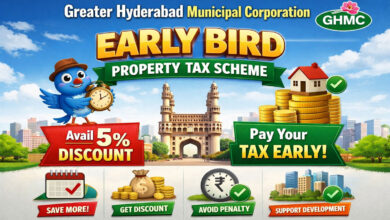 GHMC Early Bird Scheme 2026: Get 5% Property Tax Rebate in Hyderabad till April 30
