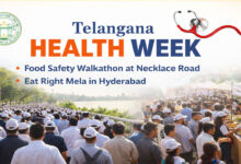 Telangana Health Week Begins in Hyderabad: Food Safety Walkathon at Necklace Road, Eat Right Mela Planned