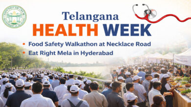Telangana Health Week Begins in Hyderabad: Food Safety Walkathon at Necklace Road, Eat Right Mela Planned