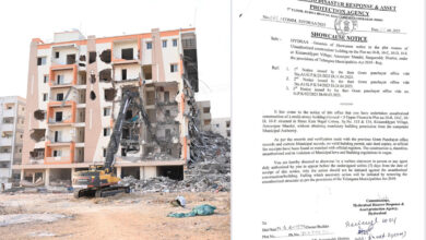 HYDRAA Releases Documents on Ameenpur Demolition: Show Cause Notice, Speaking Order Reveal Illegal Construction