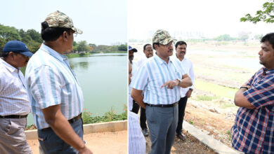 HYDRAA Commissioner AV Ranganath Inspects Ibrahim Bagh Lake, Directs STPs to Be Ready Alongside Lake Restoration