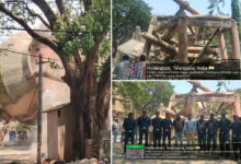 HYDRAA Safely Demolishes 65-Year-Old Overhead Water Tank in Sanjeeva Reddy Nagar, Averts Major Accident