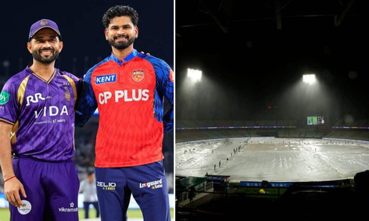 KKR vs PBKS Match Abandoned Due to Rain: Kolkata Knight Riders Earn First Point of IPL Season