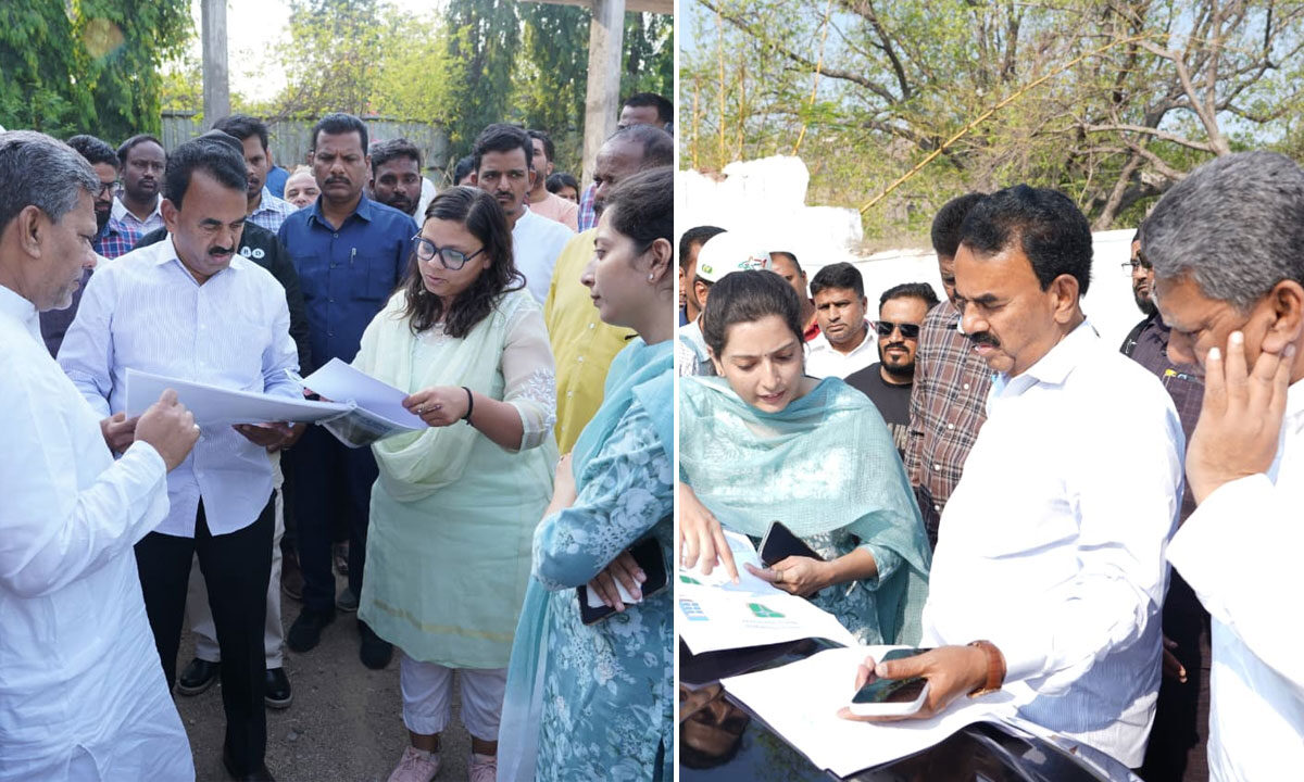 Hyderabad Development Push: Minister Jupally Krishna Rao, MLA Kausar Mohiuddin Inspect Qutb Shahi Tombs, Golconda Sites