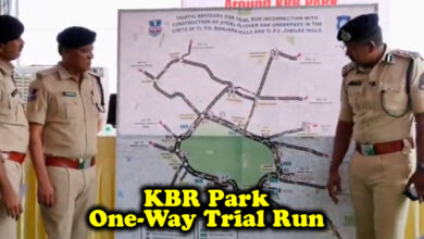 Hyderabad Traffic Advisory: KBR Park One-Way Trial Run Announced for Steel Bridge Work, Routes Diverted