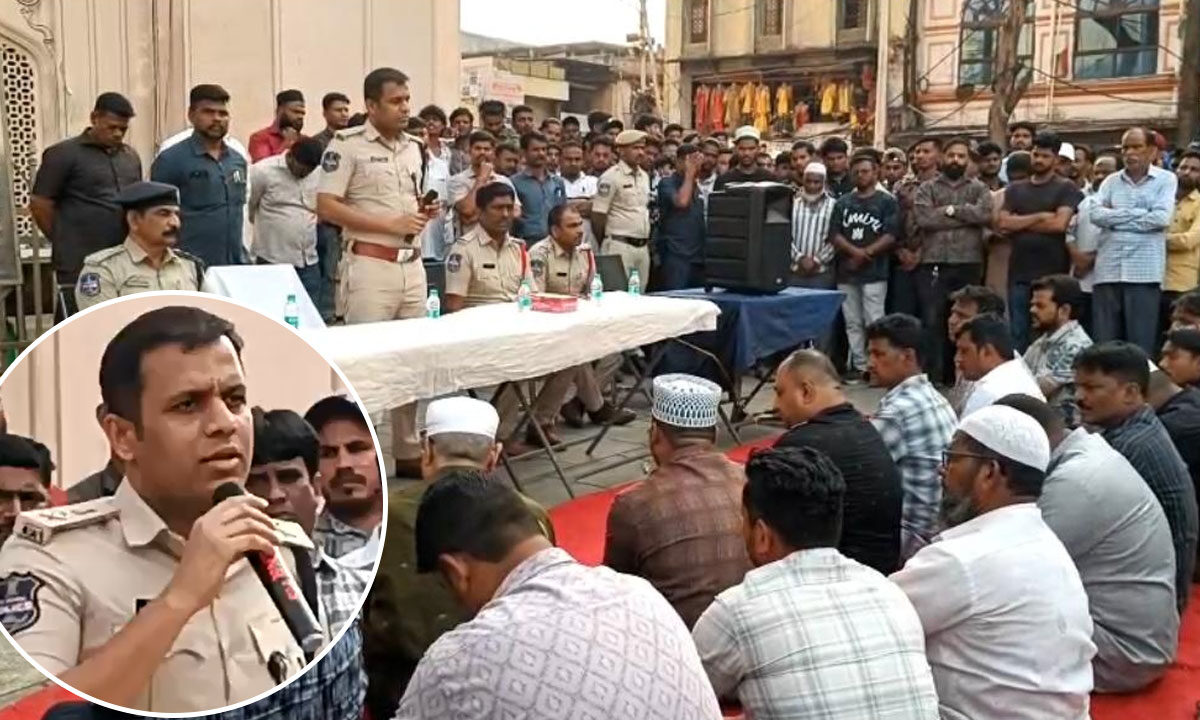 Charminar Police Issue Final Warning on Mamool Collection, Crackdown Led by DCP Kiran Khare