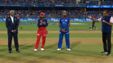 IPL 2026: Mumbai Indians Win Toss; Hardik Pandya Opts to Bowl Against RCB in Mumbai Clash