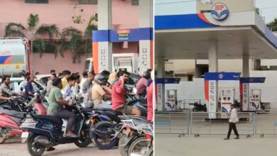 Hyderabad Petrol Shortage Triggers Chaos: Long Queues, ‘No Stock’ Boards Leave Public Stranded