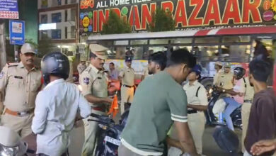 Hyderabad Naka Bandi Drive: Police Check 350 Vehicles, Fine Violators and Detain Vehicles Without Number Plates