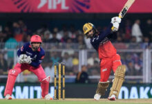 IPL 2026 RR vs RCB: Rajat Patidar’s 63 Powers RCB to 201/8 in Rain-Delayed Guwahati Match