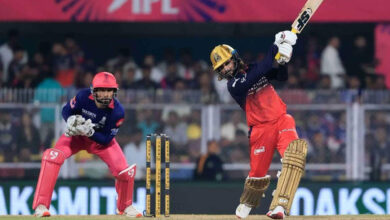 IPL 2026 RR vs RCB: Rajat Patidar’s 63 Powers RCB to 201/8 in Rain-Delayed Guwahati Match