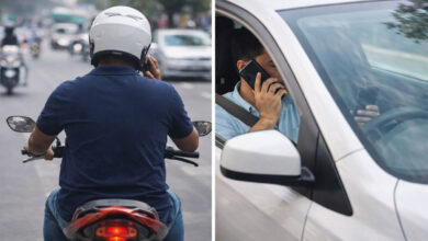 Hyderabad Traffic Police Crackdown: 308 Booked for Using Mobile Phones While Driving
