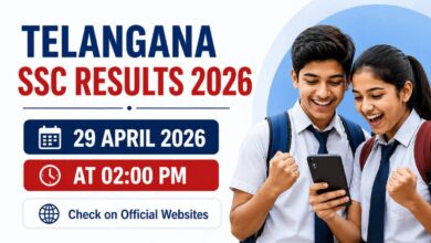 Students await the Telangana SSC Public Exams 2026 results release date and time announcement.