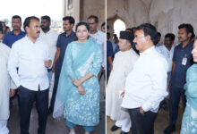 Hyderabad Charminar Development: Minister Jupally Krishna Rao, MLA Mir Zulfiqar Ali Inspect Heritage Works