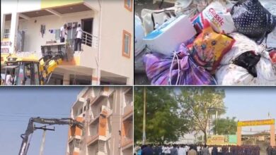 A major demolition drive by the Hyderabab Agency (HYDRAA) triggered high tension in Iylapur village of Ameenpur mandal, Sangareddy district,