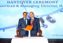 Ravi K assumes charge as HAL's CMD