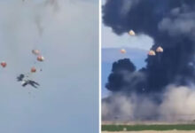 Two US fighter jets collide mid-air at Idaho air show