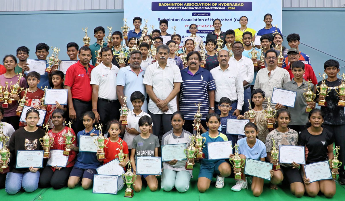 Abhinava Krishna, Bala Manvitha Shine at Hyderabad District Badminton Championships 2026