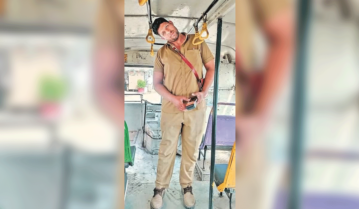 Telangana bus conductor with unusual height gets alternate role in RTC