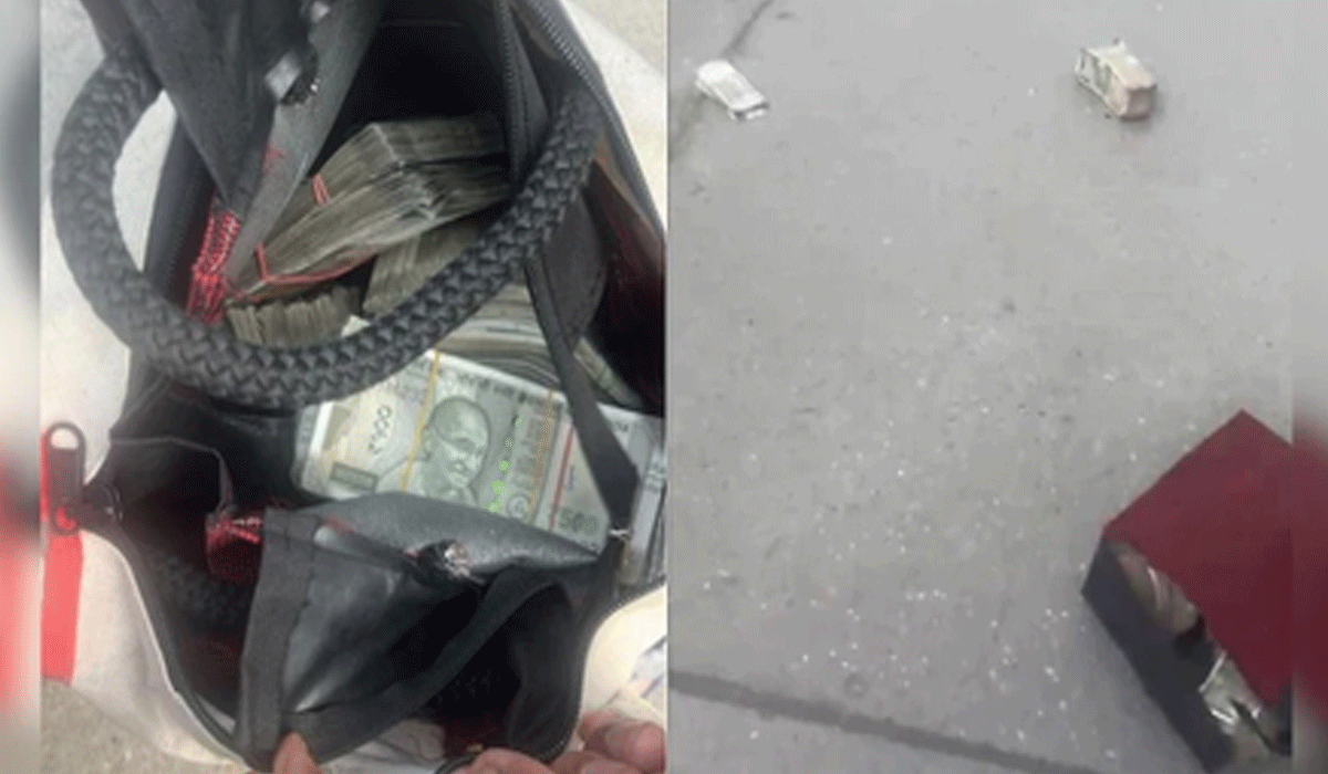 Two bags containing cash thrown from ninth floor of Mohali flat in ED raid