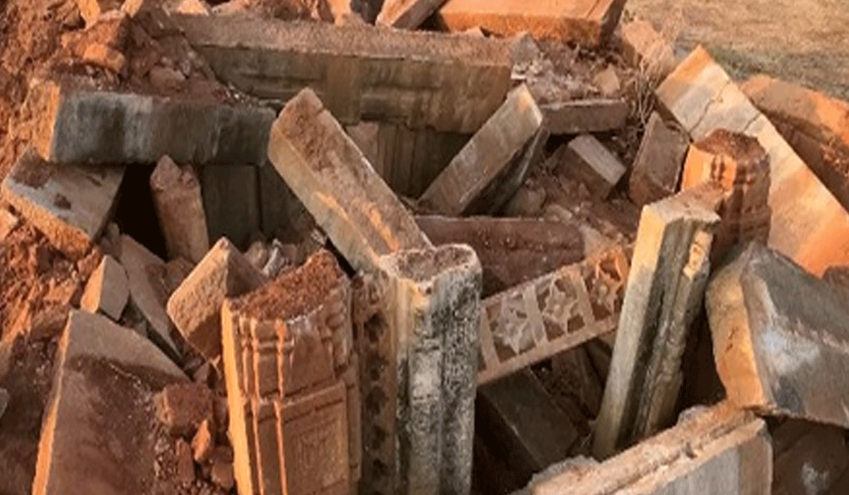 800-year-old Kakatiya-era temple demolished in Telangana; BRS, BJP condemn Cong govt