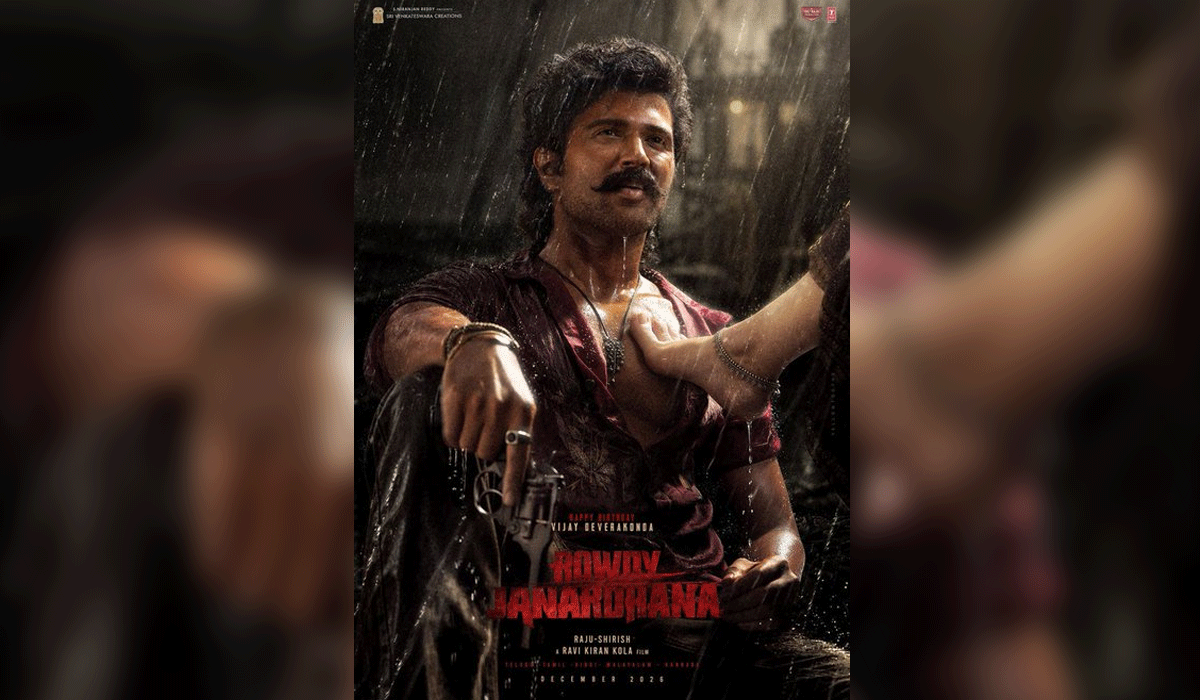 'Rowdy Janardhana' makers release new still from film to mark Vijay Deverakonda's birthday