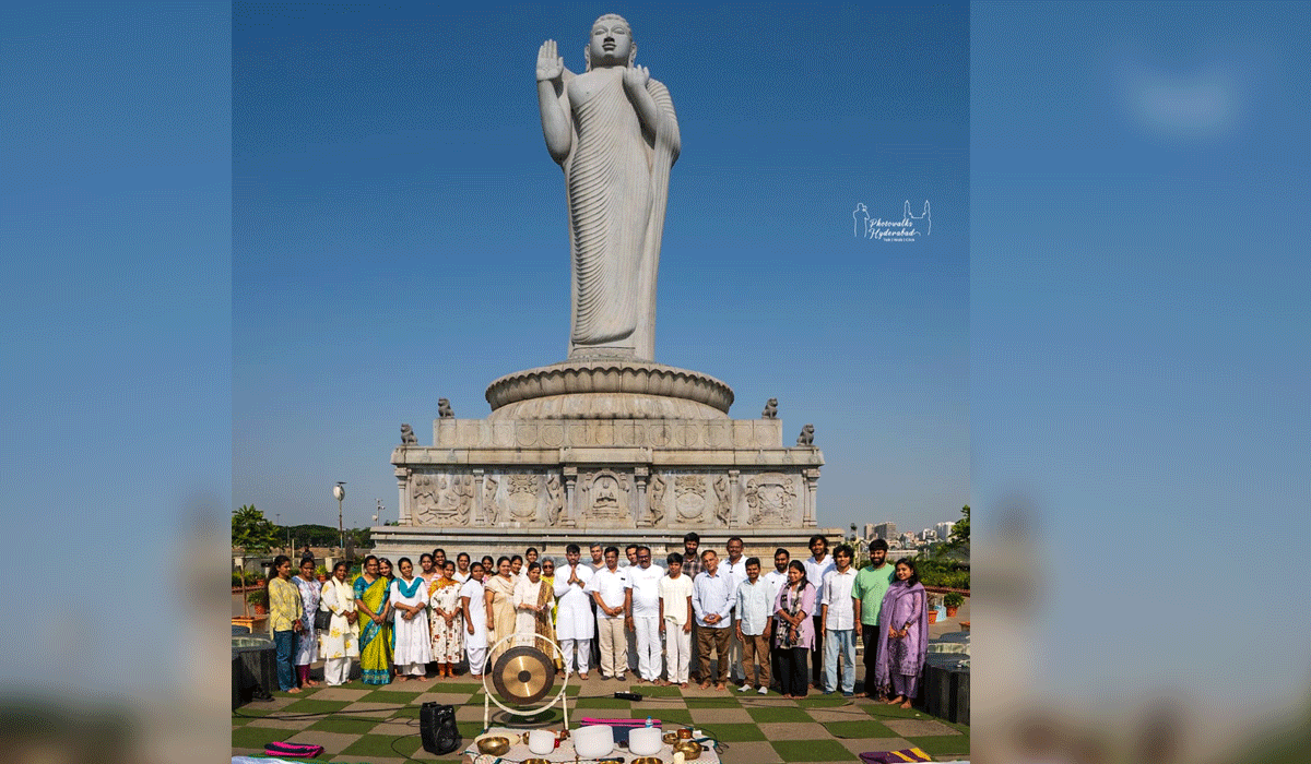 Resonance with Buddha: A Unique Buddha Purnima Sunrise Sound Healing Experience at Hussain Sagar