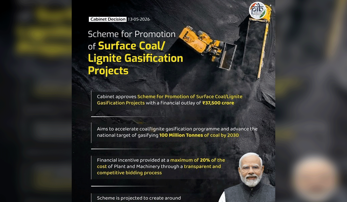 Cabinet okays coal, lignite gasification scheme with Rs 37,500 crore outlay, to create 50,000 jobs