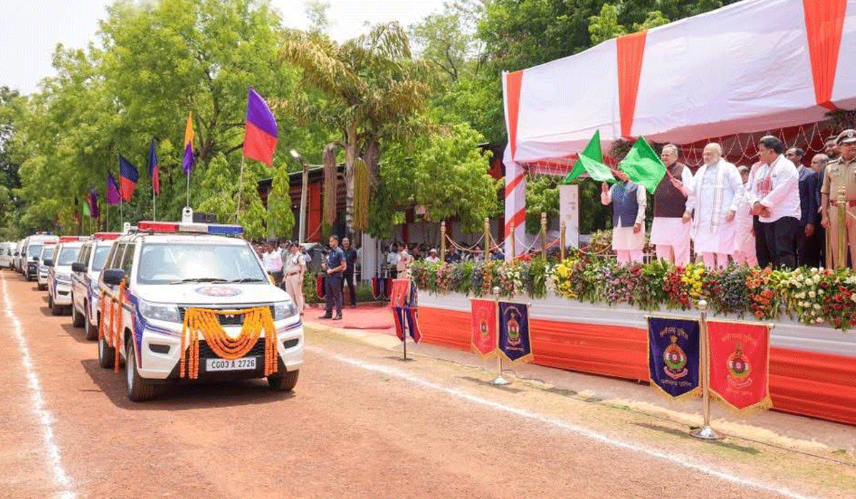HM Amit Shah launches next gen Dial 112, mobile forensic vans in Chhattisgarh
