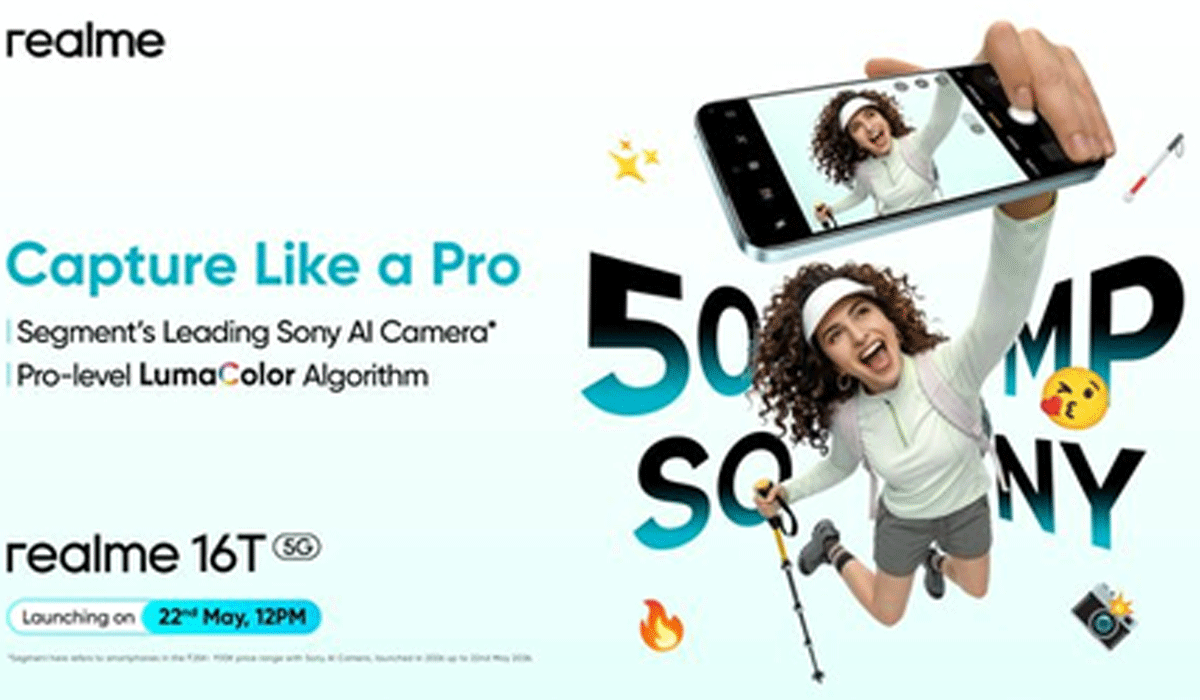realme 16T 5G introduces segment’s leading 50MP Sony AI camera for content creators in India