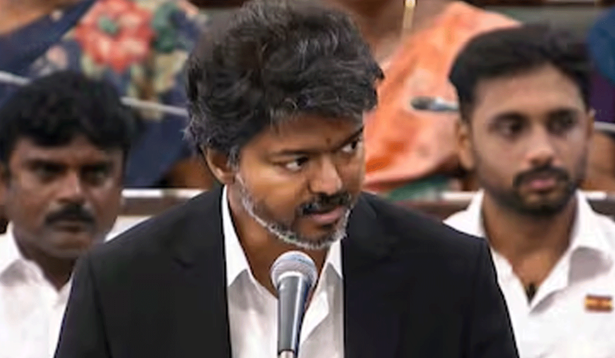 Vande Mataram row returns in TN as DMK targets Vijay govt over swearing-in protocol