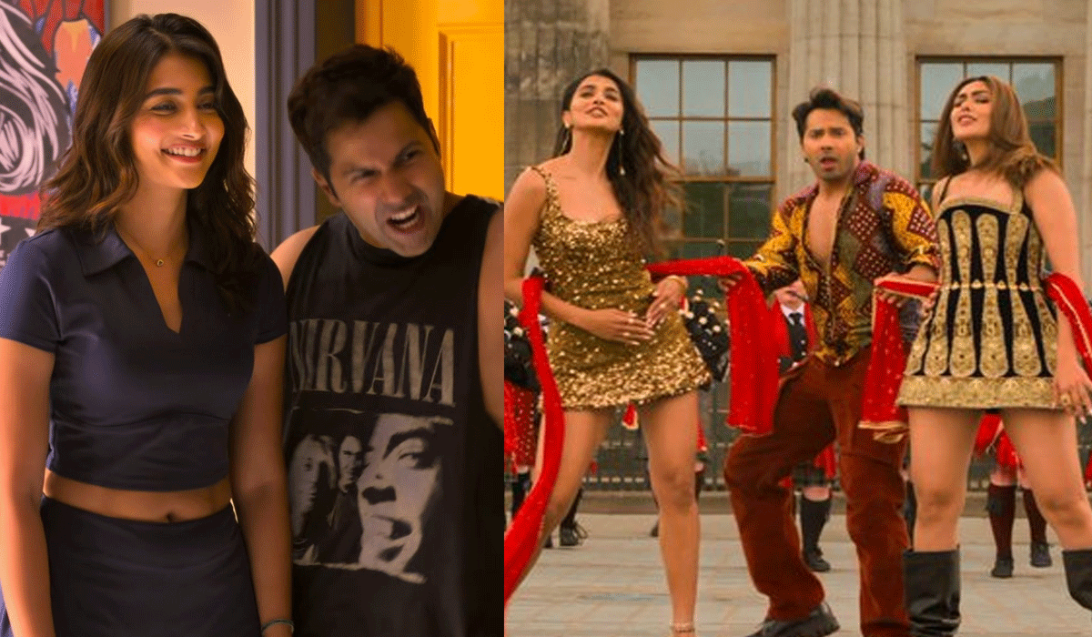 Varun Dhawan, Mrunal Thakur & Pooja Hegde lead a chaotic love triangle in 'Hai Jawani Toh Ishq Hona Hai'
