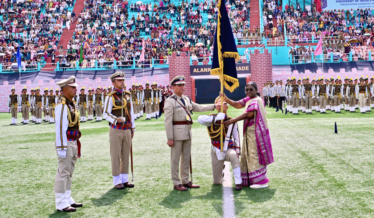 Sikkim Police awarded prestigious 'President of India’s Police Colour'