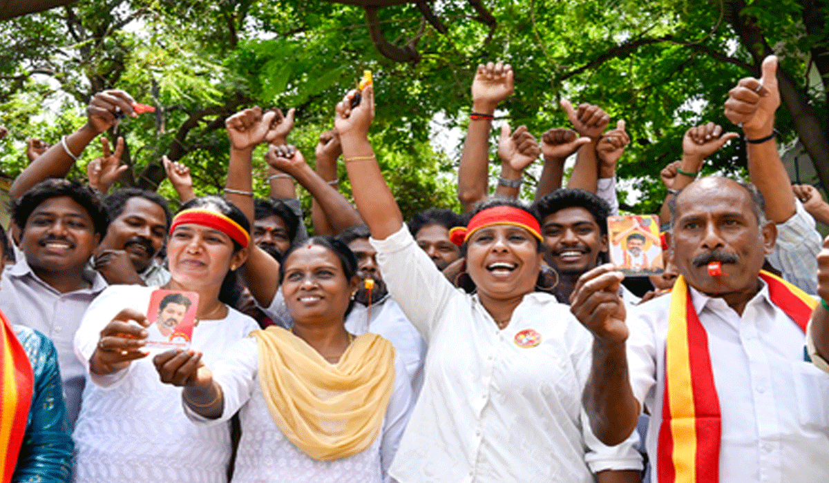 Vijay's TVK surges across TN as Stalin trails in Kolathur; early trends show major upsets