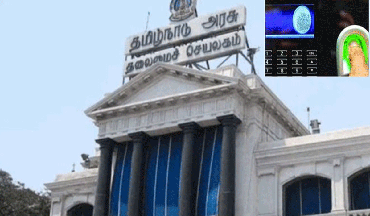 Tamil Nadu Secretariat begins mandatory biometric and Face ID attendance from June 1