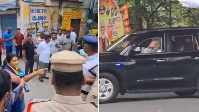 AAP Woman Activist Detained After Attempt to Stop PM Narendra Modi Convoy in Secunderabad