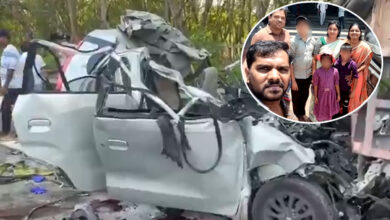 Hyderabad Road Accident: 6 Killed Including 2 Children After Car Hits Parked Lorry at ORR Exit 16 Near Shamshabad