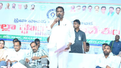 Telangana Welfare Government Moving Ahead with Development and Welfare: Minister Adluri Laxman Kumar at Praja Palana Meeting
