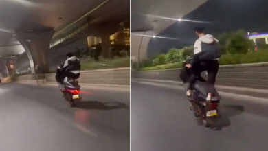Zepto Delivery Boy Booked for Dangerous Bike Stunts on KBR Main Road, Motorcycle Seized by Banjara Hills Police: Video