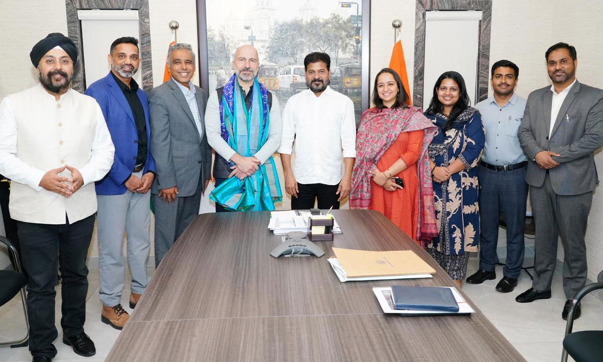 CM Revanth Reddy Meets Uber CEO, Company Plans Expansion and Future City Office in Telangana