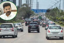 Telangana CM Revanth Reddy Convoy Moves in Regular Traffic from Shamshabad Airport After Public Convenience Orders