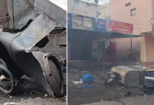 Cylinder Blast at Fast Food Center Leaves Man Seriously Injured