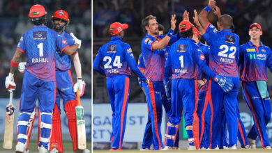 Mitchell Starc’s 4-Wicket Haul, KL Rahul-Abishek Porel Partnership Keep Delhi Capitals Alive in IPL Playoff Race