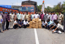 Patancheru Police Seize 400 Kg Ganja Worth Rs 2 Crore in Joint Operation, 7 Arrested