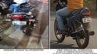 Hyderabad Traffic Police Detect Fake Number Plate Case, Vikarabad Man Booked Under BNS and MV Act