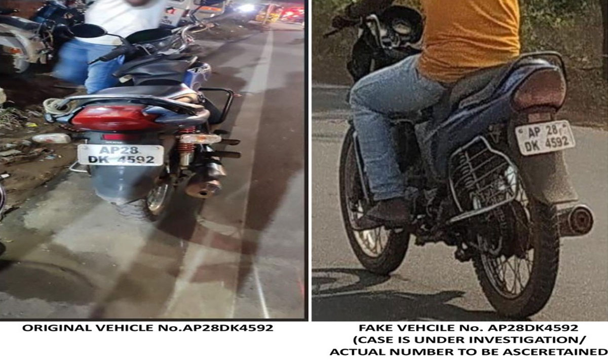 Hyderabad Traffic Police Detect Fake Number Plate Case, Vikarabad Man Booked Under BNS and MV Act