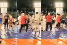 Fight Breaks Out During Wrestling Competition at Red Hills Ground Held