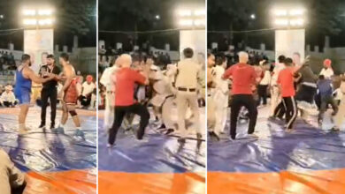 Fight Breaks Out During Wrestling Competition at Red Hills Ground Held